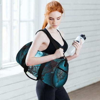 MNSRUU Duffel Bags Skull Butterfly Sports Gym Bag Travel Luggage Overnight Bags for Men Women Duffel Bags for Traveling - color: Skull 89