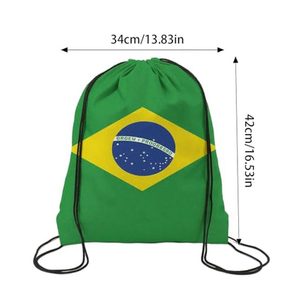 TREBIN 2026 Soccer Cup Drawstring Backpack, Soccer Gym Bag in National Flag Colors, Sports Bag Sackpack Cinch Bag (Colombia Fan) - color: Colombia Fan