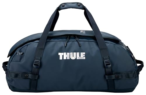 Thule Chasm Duffel bag, Weather-resistant materials, Easy packing, Converts to backpack, Internal pockets, Travel-ready - color: DARKEST BLUE, size: 70L