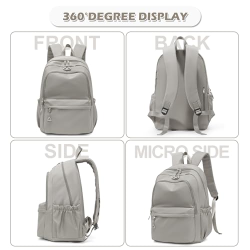 suwasp Casual Laptop Backpack for Women Men Waterproof Lightweight Backpacks Bag 15.6inch Laptop Daypack Large Capacity Backpack, Brown - color: Brown