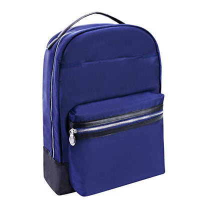 McKlein Parker, 15" Backpack Laptop Briefcase, Laptop & Tablet, Travel Business Backpack & Cross-Body, Dual Compartment Laptop/Computer & Tablet Backpack Bag Case - color: Navy