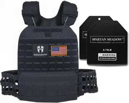 Adjustable Weighted Vest Men,20lb Weight Vest,Fitness Training vest, Workout vest: Murph Vest. Chaleco con peso. Endurance Training,Weight Vest for men workout. Sport Equipment ™
