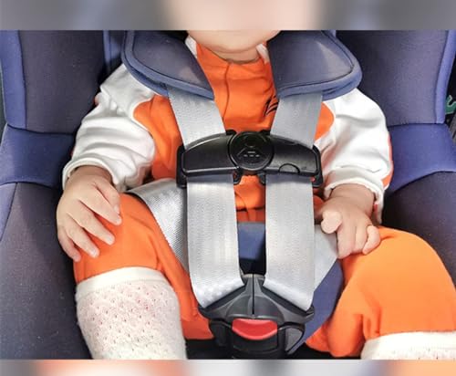 Universal Child Car Seat Chest Harness Clip Universal Safer Belt Clip Buckle Lock Stroller Chest Clip Adjustable Guard for Baby and Kids (Gray) - color: Gray