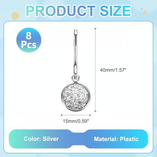 uxcell Zipper Pulls Charm, Zipper Pull Replacement Repair Zip Head Handle for Luggage Clothing - color: Silver