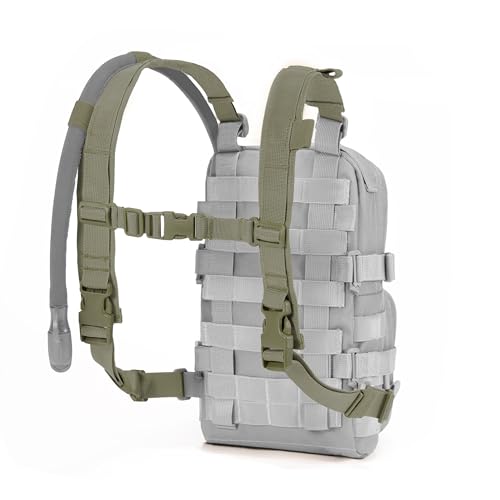 Universal Adjustable Shoulder Straps Mini Hydration Pack Backpack Carrier, Lite Tactical Backpack Replacement Straps with Sternum Strap (Green) - color: Range Green-shoulder Straps