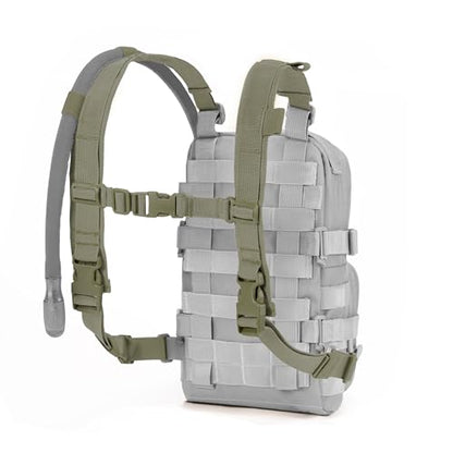 Universal Adjustable Shoulder Straps Mini Hydration Pack Backpack Carrier, Lite Tactical Backpack Replacement Straps with Sternum Strap (Green) - color: Range Green-shoulder Straps