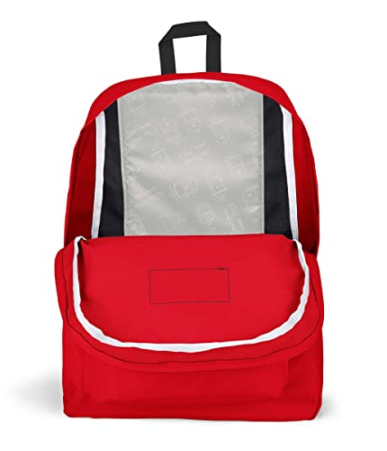 JanSport Superbreak Backpack - Durable, Lightweight Premium Backpack, Red Tape - color: Red Tape