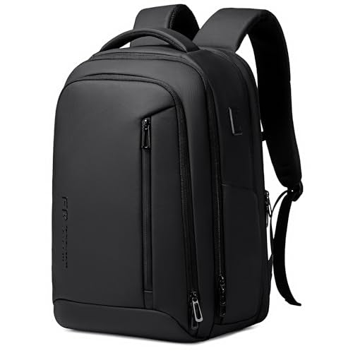 Fenree.geer Business Travel Backpack for Men, Expandable Water Resistant 17 Inch Laptop Backpack with USB Port, Black Computer Backpack for College/Work - size: Expandable