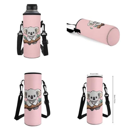 Cute Koala Backpack 4 in 1 Set for Teens Kids School Backpack Set with Lunch Bag Pencil Case and Water Bottle Holder Lightweight Schoolbag Bookbag for Elementary Middle School - color: Cute Koala