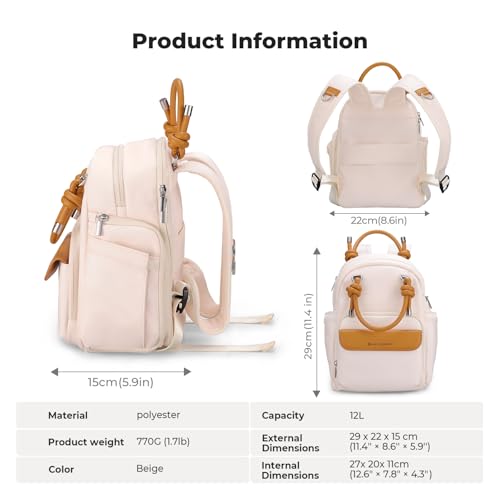 K&F CONCEPT Camera Backpack, DSLR/SLR Small Camera Bags for Photographers, Water-Resistant 2-in-1 Photography Backpack with 10.1” Tablet Compartment