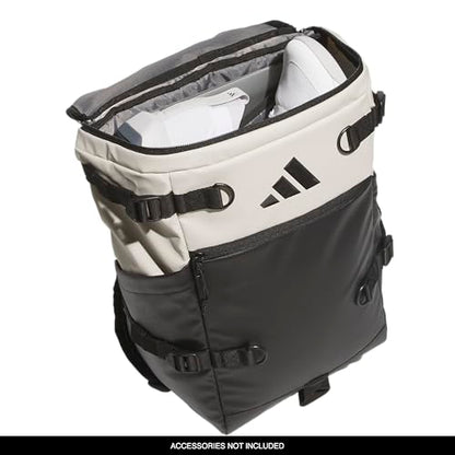 adidas Vista Top-Loading Backpack for Travel and Gym, 29L - color: Alumina Beige/Black