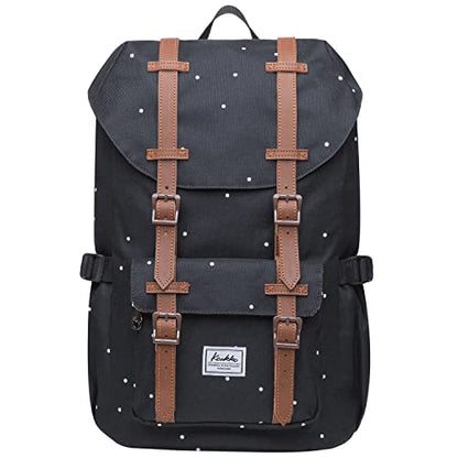KAUKKO Laptop Outdoor Backpack, Traveling Rucksack Fits 15.6 Inch Laptop(5-7-Blackpoint) - color: 5-7blackpoint