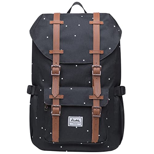 KAUKKO Laptop Outdoor Backpack, Traveling Rucksack Fits 15.6 Inch Laptop(5-7-Blackpoint) - color: 5-7blackpoint