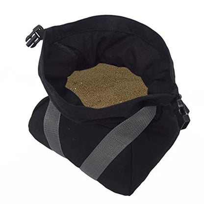 Workout Sandbag with Ergonomic Handle, Tear 12oz Canvas Weightlifting Sand Bag for Fitness Training, Adjustable 0 25lbs Kettlebell Sandbag for Home Gym and Outdoor Exerci