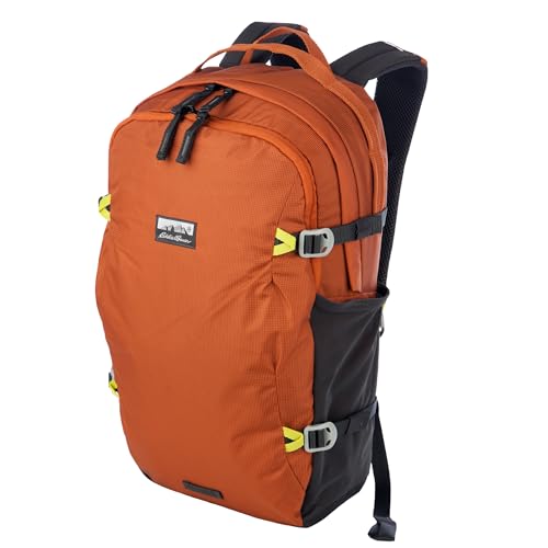 Eddie Bauer Nomad Backpack with Compression Straps and Hydration/Laptop Compatible Sleeve - Sienna, 28L - color: Sienna, size: 28L