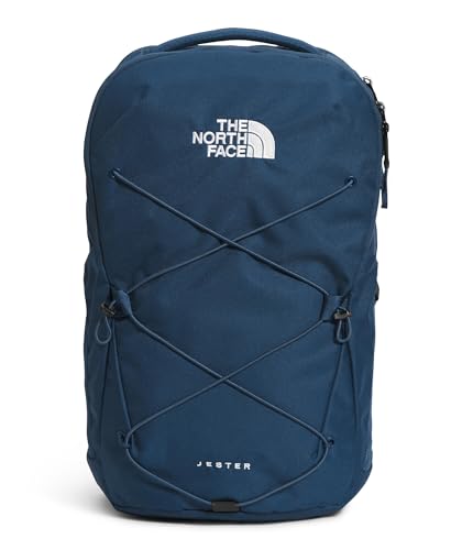 The North Face Jester Everyday Laptop Backpack - Commuter Daypack, Water Repellent, Laptop Sleeve, Shady Blue/TNF White-NPF, One Size - color: Shady Blue/Tnf White-npf