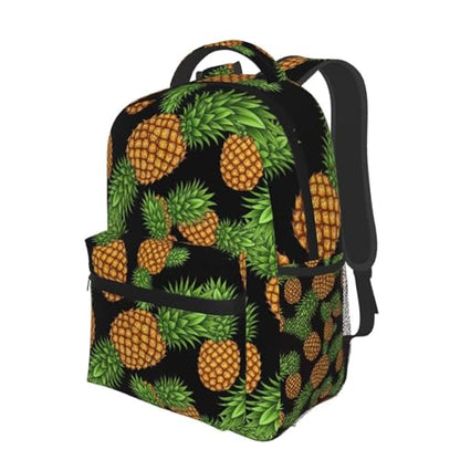 Stylish Travel Backpack Upside Down Pineapple, Commuter Daypack with Laptop Compartment for Work, Trips and Gym - color: Pattern (228)