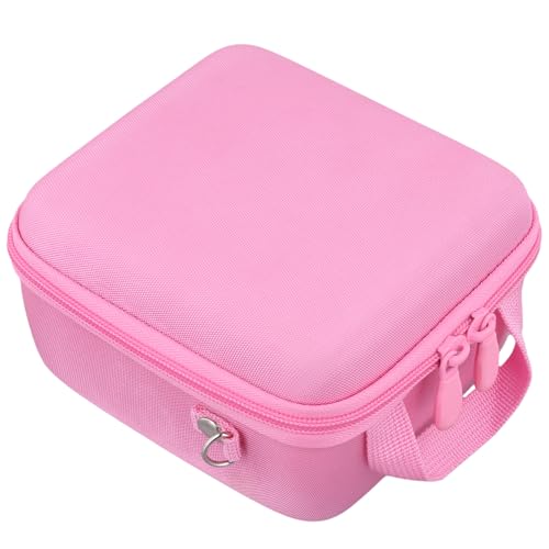 Camera Case for VJIANGER/VETEK/NIKICAM/Yatao 4K Vlogging Camera,Carrying Case Holder for 4K Vlogging Camera and Accessories(Pink Case) - color: Pink Case