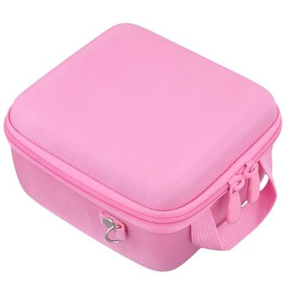 Camera Case for VJIANGER/VETEK/NIKICAM/Yatao 4K Vlogging Camera,Carrying Case Holder for 4K Vlogging Camera and Accessories(Pink Case) - color: Pink Case