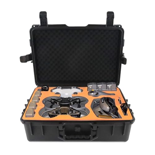 Avata2 Hard Case, Waterpoof Box for DJI Avata 2 (DJI Goggles V2 / Goggles2 / Goggles Integra), Avata 2 Drone Carrying Case, Compatible with Avata2 And Accessories[CASE ONLY]