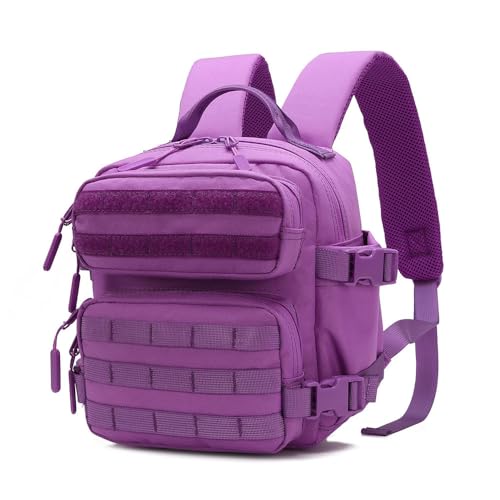 9L Mini Backpack for Men and Women, Small Backpack for Gym Hiking Travel Sports Running (Purple) - color: 9l-purple