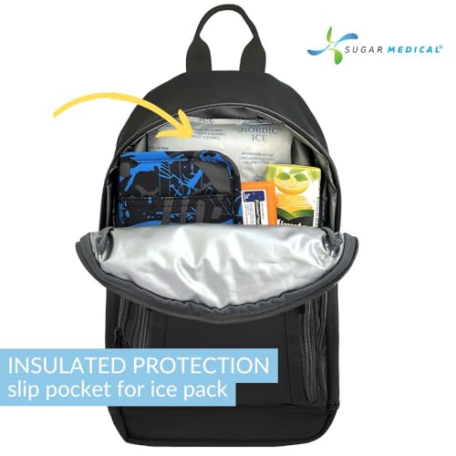 Sugar Medical Insulated Diabetes Sling Backpack | Diabetic Care Products | Diabetic Supplies Travel | Diabetes Care (Nico) - color: Nico