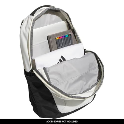 adidas PHNM Backpack for Laptop, School and Travel, 28L - color: Off White/Black