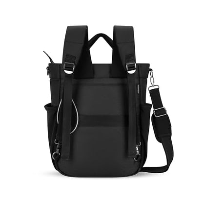 Sherpani Soleil, Anti Theft Convertible Backpack, 3 in 1 Tote, Crossbody Purse, 18L Travel Bag, Fits 13” Laptop (Granite) - color: Granite
