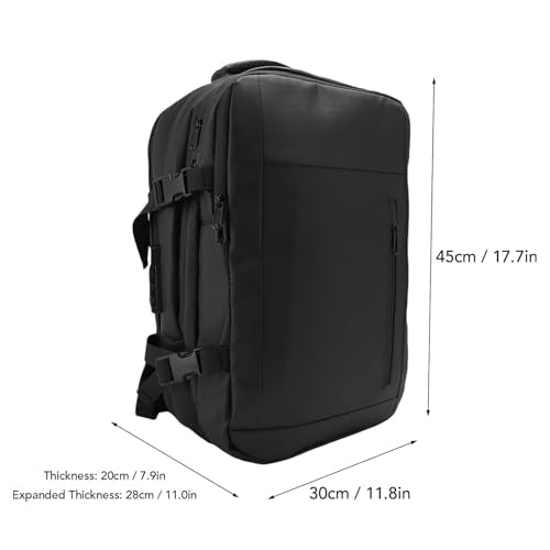 Jiawu Vacuum Backpack with Pump and Combination Lock, 55L Expandable Vacpack Backpack, Air Back Pack, Compression Vacuum Sealed Bags for Laptop, Travel, Business, Camping