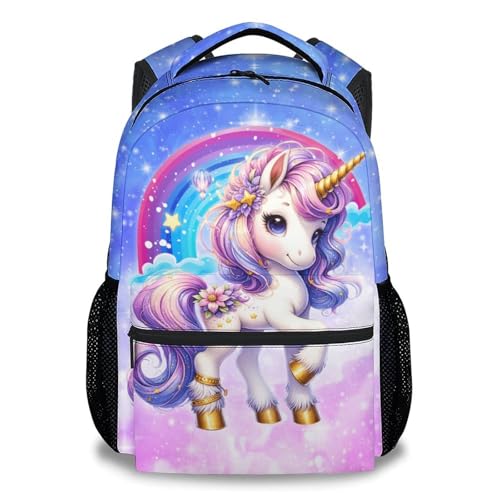 Unicorn Backpack - Kids Backpacks for Girls - Bookbag for Toddlers - Cute School Bag for Kindergarten/Preschool/Elementary(17 Inch) - color: Color-3