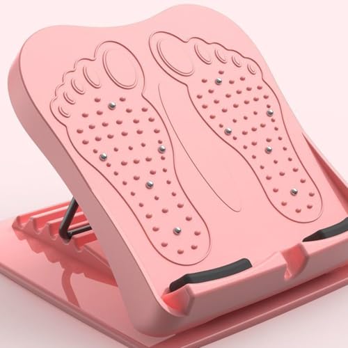 Foldable Calf Stretching Board Space Saving Adjustable Stretching Platform for Gym Training At Home Leg Stretch Board - color: Blue