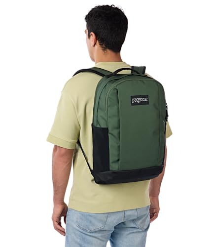 JanSport Inbound Pack – Large Main Compartment, Dual Water Bottle Pockets, and Dedicated 15-Inch Padded Laptop Pocket, Cargo Green - color: Cargo Green
