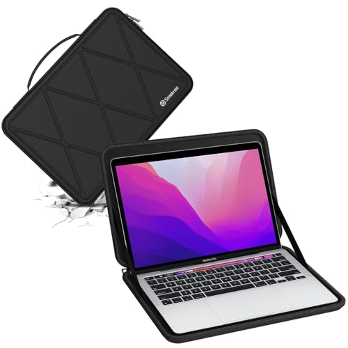 Smatree Hard EVA Protective Sleeve Compatible for 13.3 inch Apple MacBook Pro M2 A2338/M1 A2289, for MacBook Pro 2020/2019/2018/2017/2016/A2251, for MacBook Air M1 2020/2019/2018/A2337/A2179 (X8026) - color: X Series-Black, size: For 13.3 inch Apple MacBo