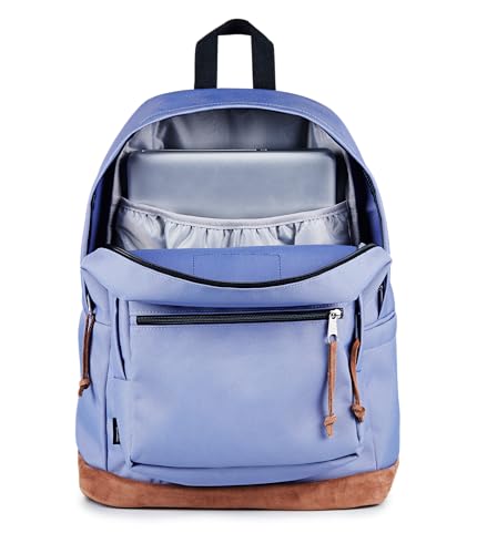 JanSport Right Pack Backpack - Durable Daypack with Padded 15" Laptop Sleeve, Spacious Main Compartment & Integrated Water Bottle Pocket, Lavender Ash - color: Lavender Ash