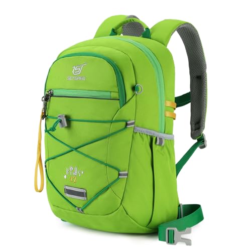 SKYSPER Kids Backpack 12L Children School Bag Child Boy Girl Pack Ages 4-8 for Traveling Day Trips Classes Camping(Applegreen) - color: Applegreen, size: Small