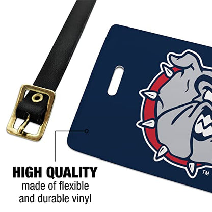 Gonzaga University Bulldogs Logo Luggage ID Tags Carry-On Cards - Set of 2