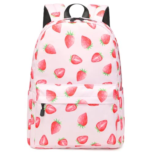 mygreen Kids Backpack, Kawaii Girls Backpack for School - color: Strawberry 2