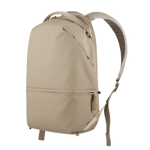Urth Arkose 20L Backpack – 15” Laptop Bag, Weatherproof + Recycled (Beige) - color: Beige