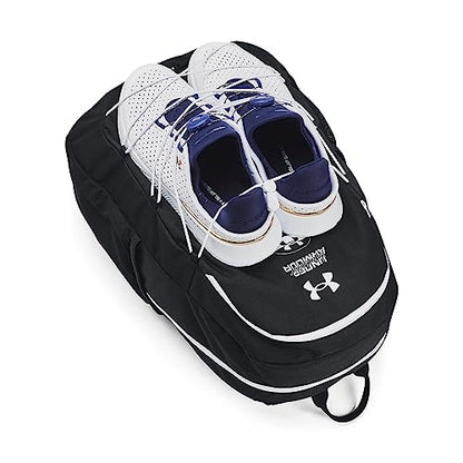 Under Armour Hustle Sport Backpack - color: (019) Black / Black / White
