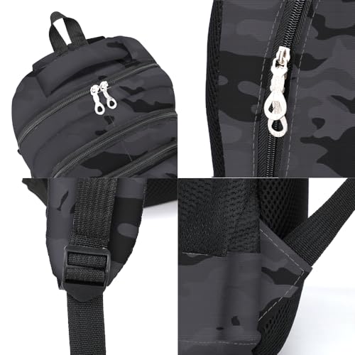 rickyh style Stylish Backpack: Multi-functional and Lightweight Bag for Travel, School, and Outdoor Activities - color: 007shenhui