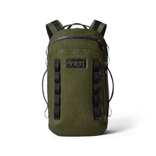 YETI Cayo Backpack 25L, Weather Resistant All-Day Utility Pack, Olive - color: Olive, size: 25l