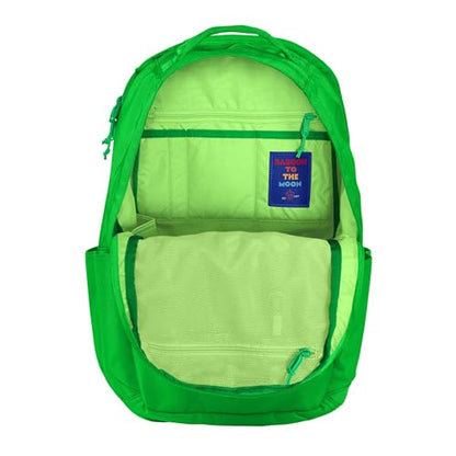 Baboon to the Moon City Backpack – Water-Repellent 16" Laptop-Friendly Backpack, Work, Travel, Gym Bag for Men & Women (New) Green - color: (New) Green