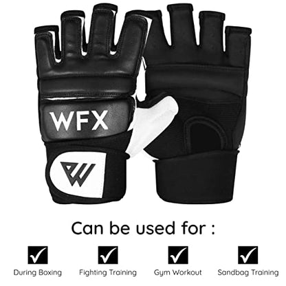 WFX Punch Bag Boxing Gloves Karate Mitts MMA Body Combat Taekwondo Training Martial Art Fighting Grappling Muay Thai TKD MMA Synthetic - size: X-Large