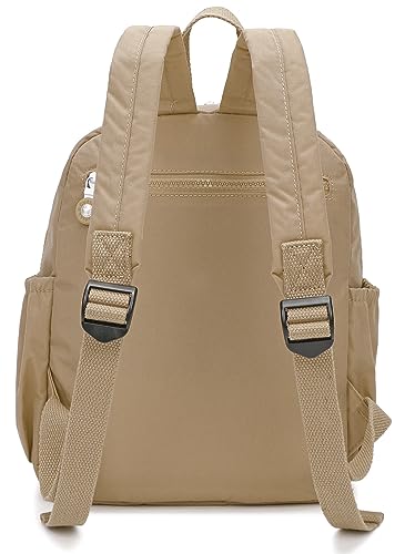 Mini Hiking Waterproof Backpack Purse for Women and Men,Travel Backpack 5L - color: Beige