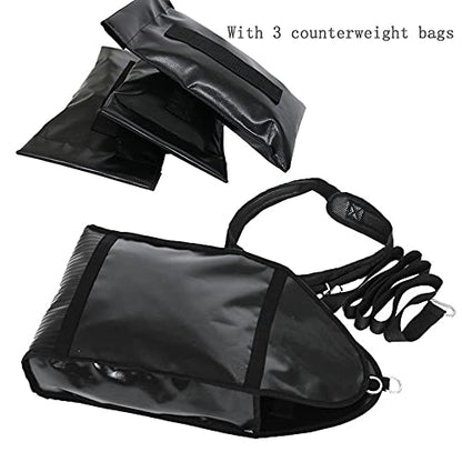 Running Weight Bag Speed Training Sandbag Adjustable Weight Sled Running Training Used for Speed Training for Sprinters with 3 Weight Sandbags