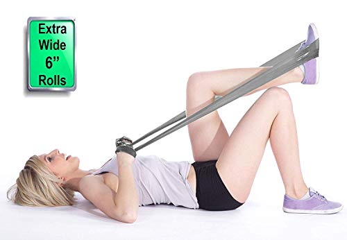 Resistance Band for Working Out | Super Exercise Bands 8,16,24 Yard Bulk Rolls |10 Strengths in Light Medium and Heavy Resistance Bands | Latex Free Workout Bands Including App and e-Book - size: 24 Yards, style: XX Heavy