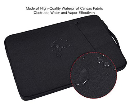 14 Inch Laptop Sleeve Case for Dell Latitude/Inspiron, HP ASUS Lenovo Chromebook/Stream/ASUS Vivobook/Lenovo IdeaPad Computer Sleeve Bag, Black - color: Black, size: 14 Inch
