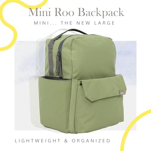 RED ROVR Mini Roo Lightweight Backpack | 6 pockets for everyday essentials (Moss) - color: Moss