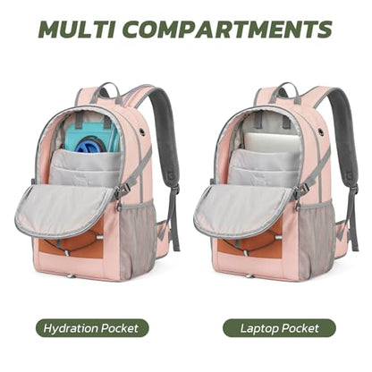 TILYMOL Hydration Hiking Backpack with 2L Water Bladder - Lightweight Waterproof Outdoor Camping Backpack/Water Backpack, Hiking Daypack with Hydration System for Hiking, Travel, Running, Biking