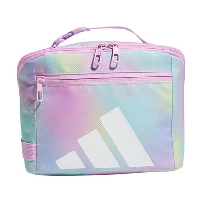adidas Kids Affiliate Lunch Bag – Insulated Lunchbox for Girls and Boys, 6L - color: Halftone Gradient Bliss Lilac/Bliss Lilac Purple